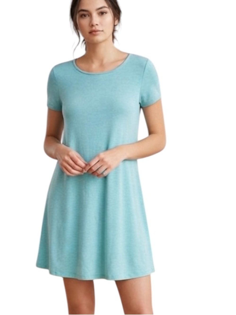 Forever 21 GREEN TONE SHORT SLEEVE TOP S